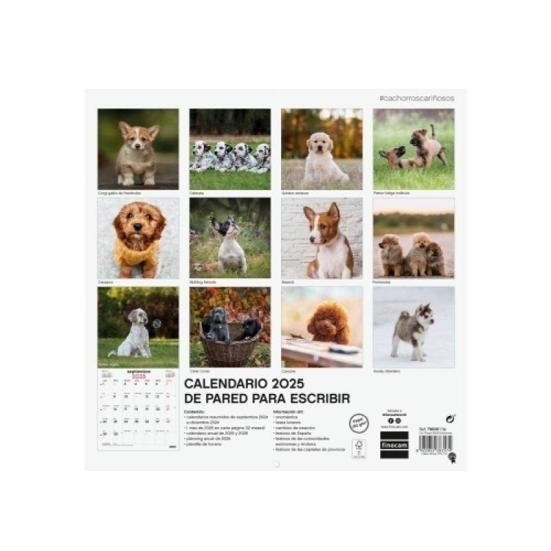 finocam-calendario-2025-pared-imagenes-mensual-para-escribir-300x300-cachorros