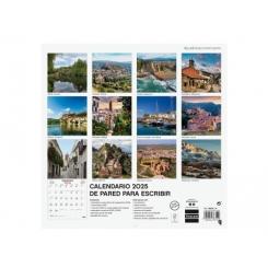 FINOCAM Calendario (2025) pared imágenes mensual para escribir 300X300 Pueblos Con Encanto
