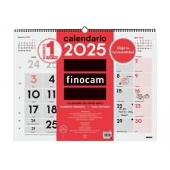 FINOCAM Calendario (2025) Pared Mensual Mixto Xl 540X420