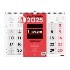 FINOCAM Calendario (2025) Pared mensual números grandes L 430X310