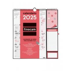 FINOCAM Calendario (2025) pared mensual para escribir Plus 300X330