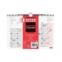 FINOCAM Calendario (2025) pared mensual para escribir S 210X150