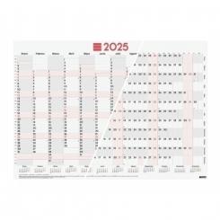 FINOCAM Calendario (2025) Poster Planificador Anual Mixto 680X485