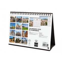 FINOCAM Calendario (2025) Sobremesa imágenes mensual para escribir S 210X150 Camino De Santiago