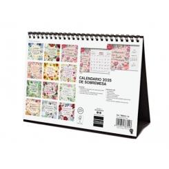 FINOCAM Calendario (2025) Sobremesa imágenes mensual para escribir S 210X150 Frases Motivadoras