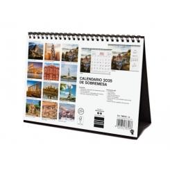 FINOCAM Calendario (2025) Sobremesa imágenes mensual para escribir S 210X150 MARAvillas Del Mundo