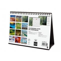 FINOCAM Calendario (2025) Sobremesa imágenes mensual para escribir S 210X150 Naturaleza Impactante