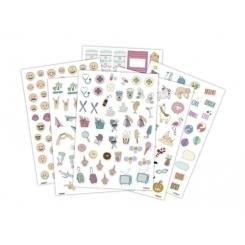 FINOCAM Pegatinas Surtido Set De 6 Hojas