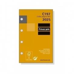 FINOCAM Recambio Agenda Anual (2025) C197 CLASSIC 601 56X89 Anualidad 2D/P