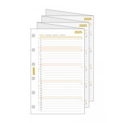 FINOCAM Recambio Agenda Anual (2025) C296 CLASSIC 602 73X114 Planificador Desplegable Anualidad