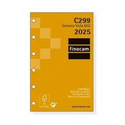FINOCAM Recambio Agenda Anual (2025) C299 CLASSIC 602 73X114 Anualidad S/V Apais.