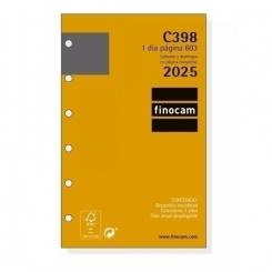 FINOCAM Recambio Agenda Anual (2025) C398 CLASSIC 603 79X127 Anualidad D/P