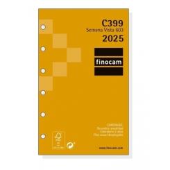 FINOCAM Recambio Agenda Anual (2025) C399 CLASSIC 603 79X127 Anualidad S/V Apais.