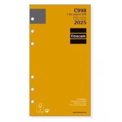 FINOCAM Recambio Agenda Anual (2025) C998 CLASSIC 609 94X171 Anualidad D/P
