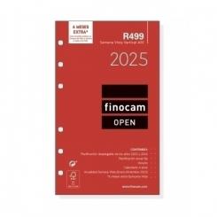 FINOCAM Recambio Agenda Anual (2025) R499 OPEN 400 91X152 Anualidad S/V