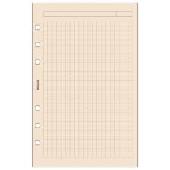 FINOCAM Recambio Agenda R544 OPEN 500 Cuadricula Color Crema