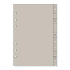 FINOCAM Recambio Agenda R564 OPEN 500 117X181 Indice A-Z Plast. 13 Pest.