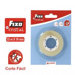 FIXO Blister Cinta Adhesivas  19mmx33M Cristal