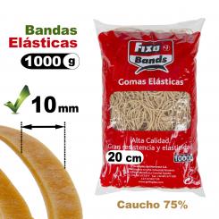 FIXO Bolsa 1000G Bandas Elásticas 10mmx20mm