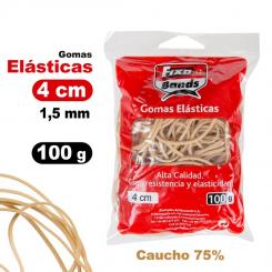 FIXO Bolsa 1000G Goma Elásticas 2mm X 18mm