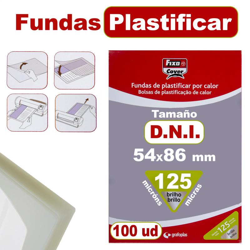 fixo-caja-100-fundas-de-plastificar-brillo-54x86mm-125my