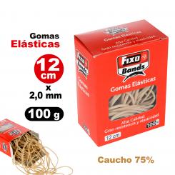 FIXO Caja 100G Goma Elásticas 2mm X 12mm