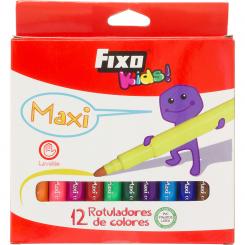 FIXO Caja 12 Rotuladores Maxi