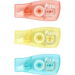 FIXO Cinta Correctora 6Mx5mm Surtido (Displ.12)
