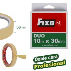 FIXO Duo Cinta Adhesiva Doble Cara 10Mx30mm