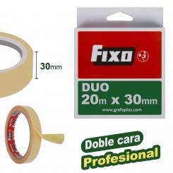 FIXO Duo Cinta Adhesiva Doble Cara 20Mx30mm
