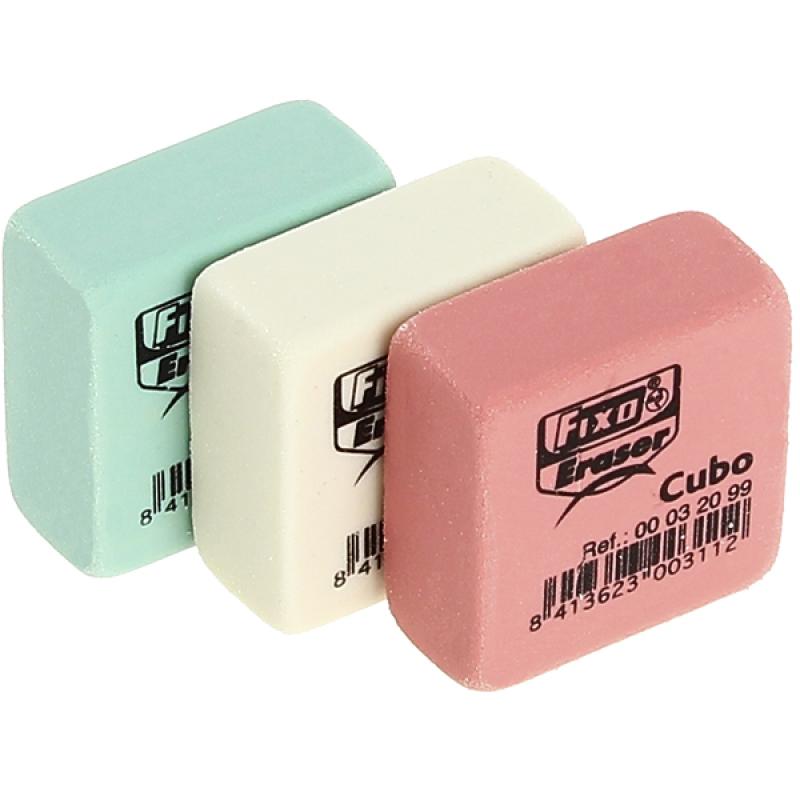 FIXO Goma De Borrar 28X28X13 MM FIXO Cubo