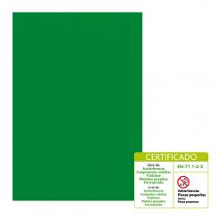 FIXO KIDS Bolsa 10 lámina Goma Eva 2mm 40X60 Verde Oscuro