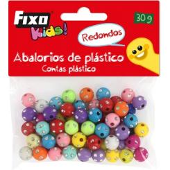 FIXO KIDS Bolsa 30G.Abalorios De Plastico Redondos