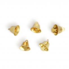 FIXO KIDS Bolsa 5 campanillas doradas 14,5mm