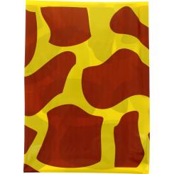 FIXO KIDS Bolsa de disfraces 56x70 impresas Jirafa Amarillo y marrón