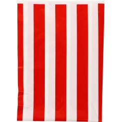FIXO KIDS Bolsa de disfraces 56x70 impresas Payaso Blanco y Rojo