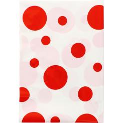 FIXO KIDS Bolsa de disfraces 56x70 impresas Payaso Faralaes Topos Rojos