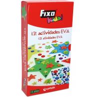 FIXO KIDS Kit 25 Figuras goma EVA Estrella + Sticks Adhesivas