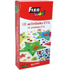 FIXO KIDS Kit 25 Figuras goma EVA Estrella + Sticks Adhesivas