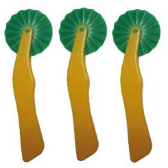 FIXO KIDS Pack 3 Ruedas Cortadoras Plast. Ondulado