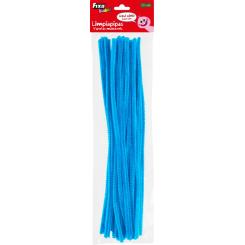 FIXO KIDS Pack 50 limpiapipas 30cmx6mm Azul cielo