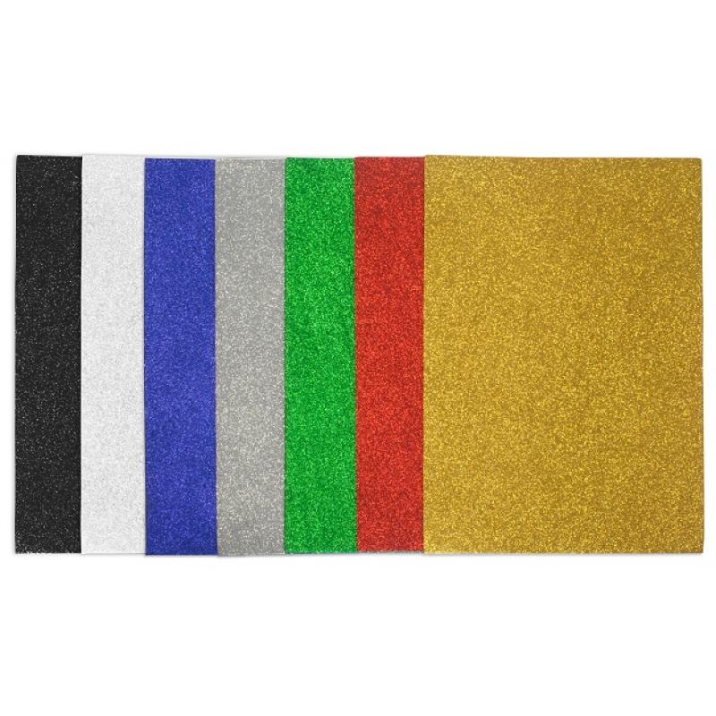 fixo-kids-pack-7lamina-goma-eva-con-purpurina-40x60-2mm-surtido