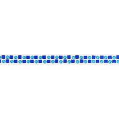 FIXO KIDS Rollo Adhesivos Brillantes Azul Claro/Oscuro