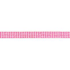 FIXO KIDS Rollo Adhesivos Brillantes Círculos Rosas
