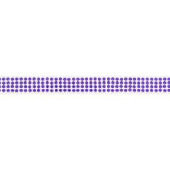 FIXO KIDS Rollo Adhesivos Brillantes Círculos Violeta
