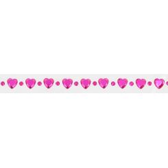 FIXO KIDS Rollo Adhesivos Brillantes Corazon.Rosas