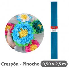 FIXO KIDS Rollo Papel Crespón 0,50X2,5M. 35G. Azul