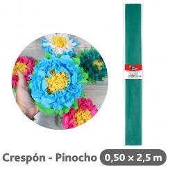 FIXO KIDS Rollo Papel Crespón 0,50X2,5M. 35G.Verde