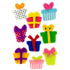 FIXO KIDS Set Figuras Fieltro adhesivas 3D Regalos