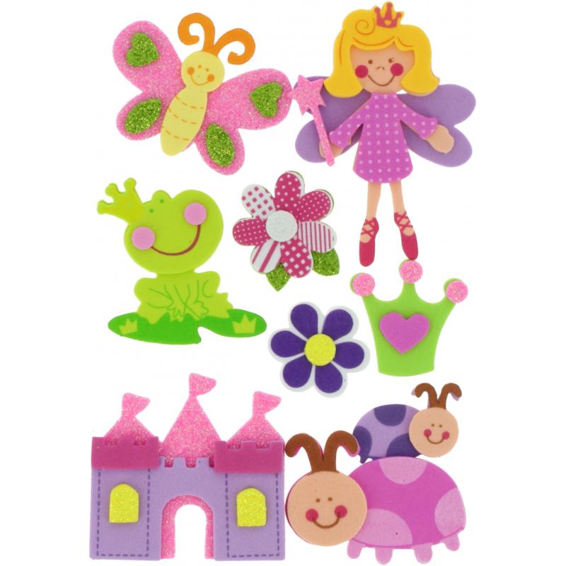 fixo-kids-set-figuras-goma-eva-3d-purpurina-princesas2